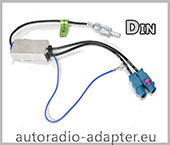 VW Passat 2002 - Heute Antennenadapter DIN fr Diversity Antenne mit Fakra