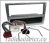 Suzuki Wagon R+ Autoradio Einbauset dunkelsilber, Radioblende, Adapter