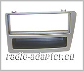 Honda Civic silber Radioblende ab 2003 Autoradio Einbaurahmen