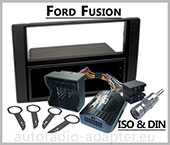 Ford Fusion Lenkradfernbedienung Fremdradio Radioblende Einbauset