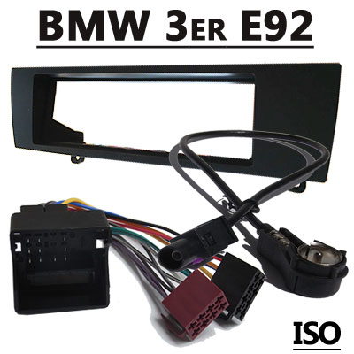 BMW 3er E92 Coupe Radioeinbauset mit Antennenadapter ISO BMW 3er E92 Coupe Radioeinbauset mit Antennenadapter ISO BMW 3er E92 Coupe Radioeinbauset mit Antennenadapter ISO