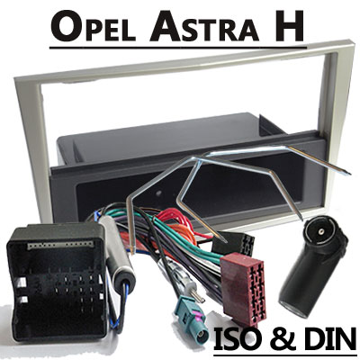 Opel Astra H 1 DIN Radio Einbauset hellsilber mit Fach Opel Astra H 1 DIN Radio Einbauset hellsilber mit Fach Opel Astra H 1 DIN Radio Einbauset hellsilber mit Fach