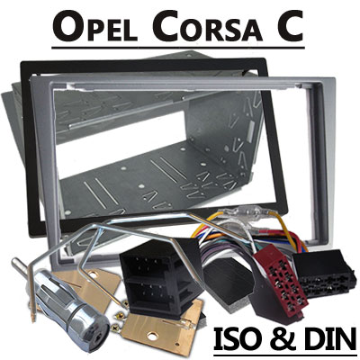 Opel Corsa C 2 DIN Radio Einbauset hellsilber Opel Corsa C 2 DIN Radio Einbauset hellsilber Opel Corsa C 2 DIN Radio Einbauset hellsilber