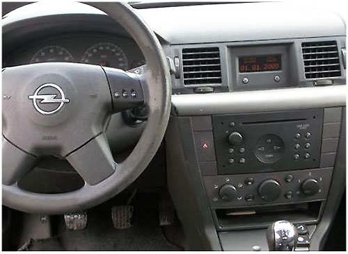 Opel-Vectra-C-Radio-2002 Opel Vectra C 2 DIN Radio Einbauset hellsilber bis 2004 Opel Vectra C 2 DIN Radio Einbauset hellsilber bis 2004 Opel Vectra C Radio 2002