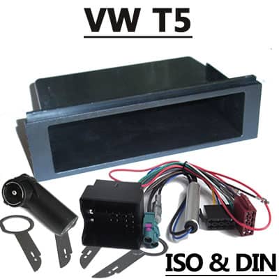 VW T5 Radioeinbauset Doppel DIN mit Anschlusskabel VW T5 Einbauset Fremdradio 1DIN mit Anschlusskabel gif base64 R0lGODlhAQABAAAAACH5BAEKAAEALAAAAAABAAEAAAICTAEAOw