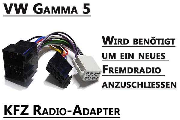 VW-Gamma-5-Radio-verkabeln