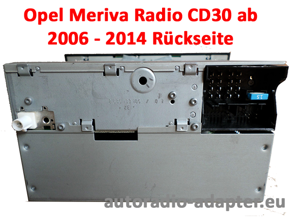 Opel-Meriva-CD30-Rückseite