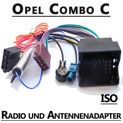 Opel Combo C Radio Adapterkabel ISO Antennenadapter Opel Combo C Radio Adapterkabel ISO Antennenadapter Opel Combo C Radio Adapterkabel ISO Antennenadapter
