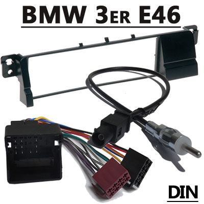 BMW 3er E46 Autoradio Einbauset mit Antennenadapter DIN BMW 3er E46 Autoradio Einbauset mit Antennenadapter DIN BMW 3er E46 Autoradio Einbauset mit Antennenadapter DIN