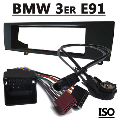 BMW 3er E91 Touring Radioeinbauset mit Antennenadapter ISO BMW 3er E91 Touring Radioeinbauset mit Antennenadapter ISO BMW 3er E91 Touring Radioeinbauset mit Antennenadapter ISO