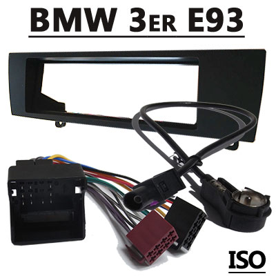 BMW 3er E93 Cabrio Radioeinbauset mit Antennenadapter ISO BMW 3er E93 Cabrio Radioeinbauset mit Antennenadapter ISO BMW 3er E93 Cabrio Radioeinbauset mit Antennenadapter ISO