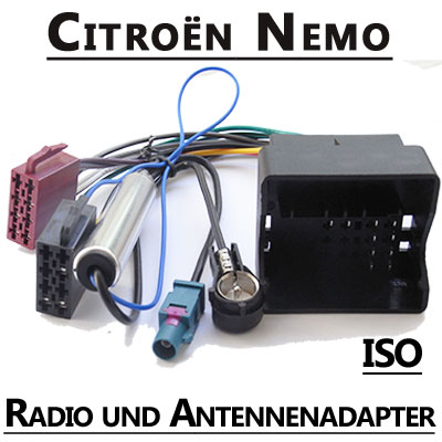 Citroen Nemo Radio Adapterkabel ISO Antennenadapter Citroen Nemo Radio Adapterkabel ISO Antennenadapter Citroen Nemo Radio Adapterkabel ISO Antennenadapter