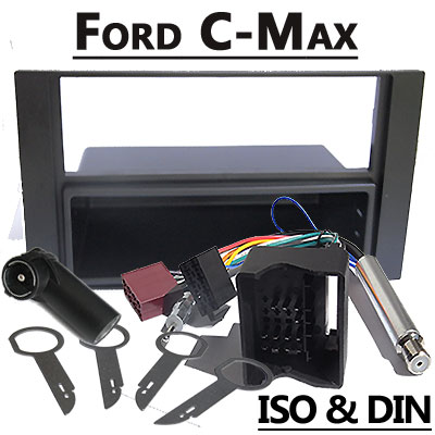 Ford C-Max Radioblende und Adapter anthrazit Ford C-Max Radioblende und Adapter anthrazit Ford C Max Radioblende und Adapter anthrazit