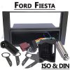 Ford Fiesta Autoradio Einbauset 1 DIN mit Fach Ford Fiesta Autoradio Einbauset 1 DIN mit Fach Ford Fiesta Radioblende und Adapter anthrazit 100x100