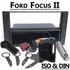 Ford Focus II Autoradio Einbauset Doppel DIN Ford Focus II Autoradio Einbauset Doppel DIN Ford Focus II Radioblende und Adapter anthrazit 100x100
