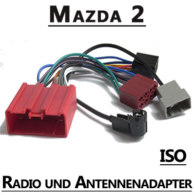 Mazda 2 Typ DE Radio und Antennenadapter ISO Fahrzeugspezifisch Mazda 2 Typ DE Radio und Antennenadapter ISO Fahrzeugspezifisch Mazda 2 Typ DE Radio und Antennenadapter ISO Fahrzeugspezifisch