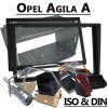 Opel Agila A Radioeinbauset 1 DIN mit Fach dunkelsilber Opel Agila A Radioeinbauset 1 DIN mit Fach dunkelsilber Opel Agila A Autoradio Einbauset Doppel DIN schwarz 100x100