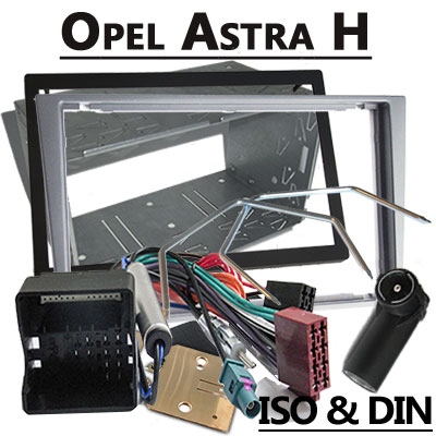 Opel Astra H 2 DIN Radio Einbauset hellsilber Opel Astra H 2 DIN Radio Einbauset hellsilber Opel Astra H 2 DIN Radio Einbauset hellsilber
