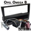 Opel Omega Radioeinbauset 1 DIN mit Fach dunkelsilber Opel Omega Radioeinbauset 1 DIN mit Fach dunkelsilber Opel Omega Autoradio Einbauset 1 DIN mit Fach schwarz 100x100