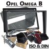 Opel Omega 2 DIN Radio Einbauset hellsilber Opel Omega 2 DIN Radio Einbauset hellsilber Opel Omega Radioeinbauset Doppel DIN dunkelsilber 100x100