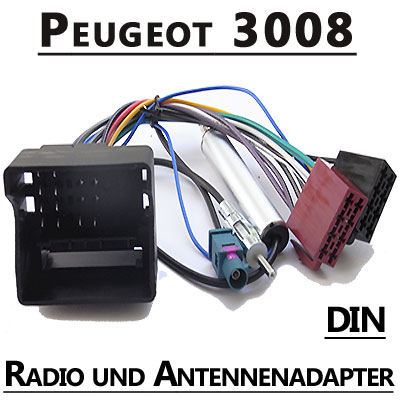 Peugeot 3008 Autoradio Anschlusskabel DIN Antennenadapter Peugeot 3008 Autoradio Anschlusskabel DIN Antennenadapter Peugeot 3008 Autoradio Anschlusskabel DIN Antennenadapter