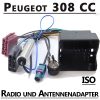 Peugeot 308 Radio Adapterkabel ISO Antennenadapter Peugeot 308 Radio Adapterkabel ISO Antennenadapter Peugeot 308 CC Radio Adapterkabel ISO Antennenadapter 100x100