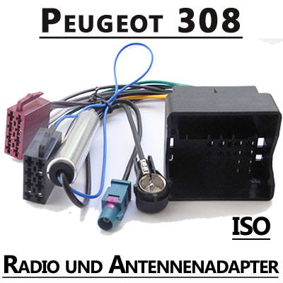 Peugeot 308 Radio Adapterkabel ISO Antennenadapter Peugeot 308 Radio Adapterkabel ISO Antennenadapter Peugeot 308 Radio Adapterkabel ISO Antennenadapter