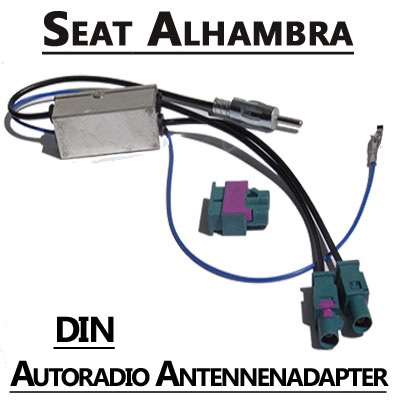 Seat Alhambra Antennenadapter mit Antennendiversity DIN Seat Alhambra Antennenadapter mit Antennendiversity DIN Seat Alhambra Antennenadapter mit Antennendiversity DIN