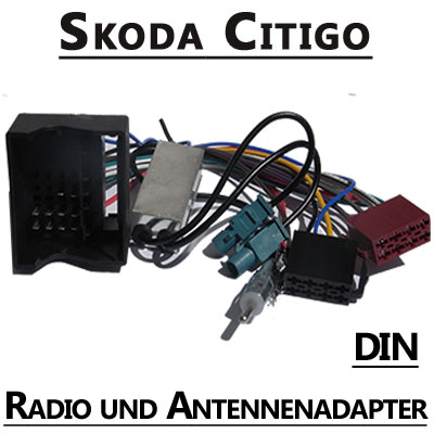 Skoda Citigo Radio Adapterkabel mit Antennen Diversity DIN Skoda Citigo Radio Adapterkabel mit Antennen Diversity DIN Skoda Citigo Radio Adapterkabel mit Antennen Diversity DIN