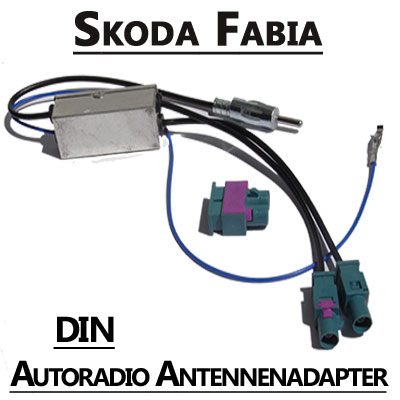 Skoda Fabia Antennenadapter mit Antennendiversity DIN Skoda Fabia Antennenadapter mit Antennendiversity DIN Skoda Fabia Antennenadapter mit Antennendiversity DIN