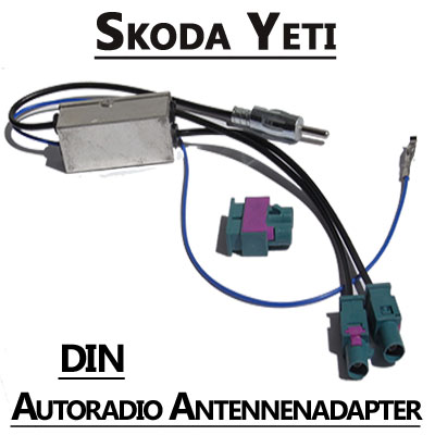 Skoda Yeti Antennenadapter mit Antennendiversity DIN Skoda Yeti Antennenadapter mit Antennendiversity DIN Skoda Yeti Antennenadapter mit Antennendiversity DIN