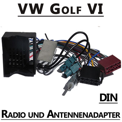 VW Golf VI Radio Adapterkabel mit Antennen Diversity DIN VW Golf VI Radio Adapterkabel mit Antennen Diversity DIN VW Golf VI Radio Adapterkabel mit Antennen Diversity DIN