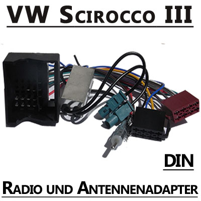 VW Scirocco III Radio Adapterkabel mit Antennen Diversity DIN VW Scirocco III Radio Adapterkabel mit Antennen Diversity DIN VW Scirocco III Radio Adapterkabel mit Antennen Diversity DIN