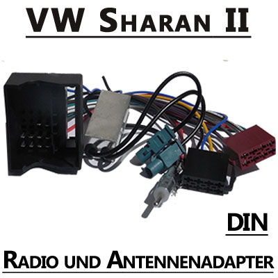 VW Sharan II Radio Adapterkabel mit Antennen Diversity DIN VW Sharan II Radio Adapterkabel mit Antennen Diversity DIN VW Sharan II Radio Adapterkabel mit Antennen Diversity DIN