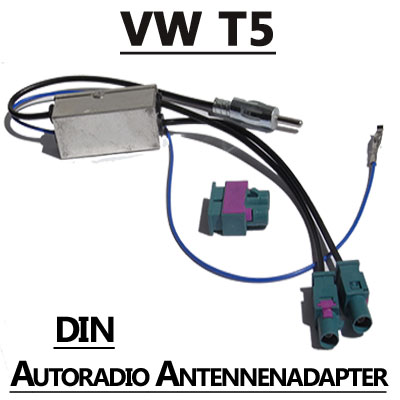 VW T5 Antennenadapter mit Antennendiversity DIN VW T5 Antennenadapter mit Antennendiversity DIN VW T5 Antennenadapter mit Antennendiversity DIN