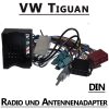 VW T5 Radio Adapterkabel mit Antennen Diversity DIN VW T5 Radio Adapterkabel mit Antennen Diversity DIN VW Tiguan Radio Adapterkabel mit Antennen Diversity DIN 100x100