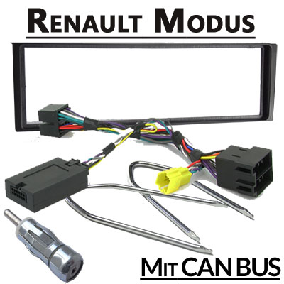 renault modus lenkradfernbedienung can bus mit radio einbauset Renault Modus Lenkradfernbedienung CAN BUS mit Radio Einbauset Renault Modus Lenkradfernbedienung CAN BUS mit Radio Einbauset