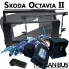 Skoda Fabia Zündplus Simulator Skoda Octavia II Lenkradfernbedienung mit 2 DIN Autoradio Einbauset 100x100
