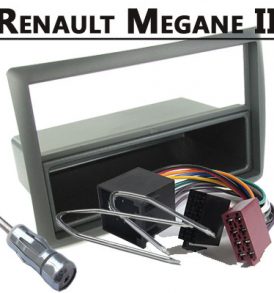 Renault Megane 2 Radio Einbauset 1 DIN Mit Fach Renault Megane 2 Radio Einbauset 1 DIN Mit Fach 274x293