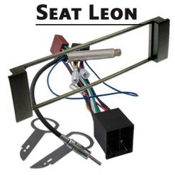 Seat Leon (Typ 1M1) Radioeinbauset für 1 DIN Fremdradios