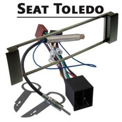 Seat Toledo (Typ 1M2) Radioeinbauset für 1 DIN Fremdradios