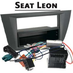 Seat Leon Radioeinbauset 1 DIN Antennen Diversity Anthrazit