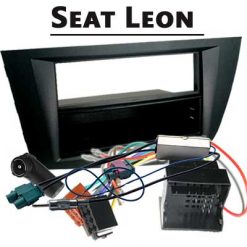Seat Leon Radioeinbauset 1 DIN Antennen Diversity Schwarz