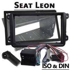 Seat Leon Radioeinbauset 2 DIN für Fremdradio