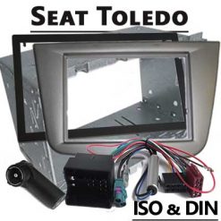 Seat Toledo Radioeinbauset für Doppel DIN Fremdradios