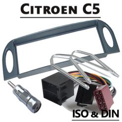 Citroen C5 1 DIN Radioblende Einbauset Autoradio bis 2004