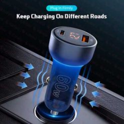 Alternative view of USB-C & USB KFZ Ladegerät für Smartphone Tablet 60 Watt