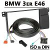 BMW 3er E46 Doppel-DIN Navigation Radio Einbauset 40 PIN
