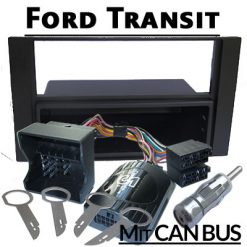 Ford Transit 1DIN Lenkradfernbedienung Radioeinbauset CAN-Bus