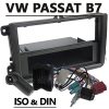 VW Passat B7 1DIN Radioblende Einbauset Antennen Diversity